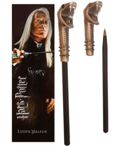 Harry Potter Lucius Malfoy Wand Pend E Segnalibro Noble Collection