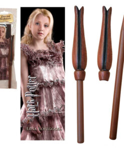 Harry Potter Luna Lovegood Wand Pend E Segnalibro Noble Collection