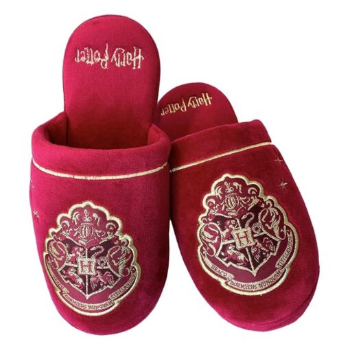 Harry Potter Pantofole Hogwarts Gold On Burgundy Eu 38-43 Groovy