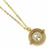 Harry Potter Pendant & Collana Fixed Giratempo (gold Plated) Carat Shop