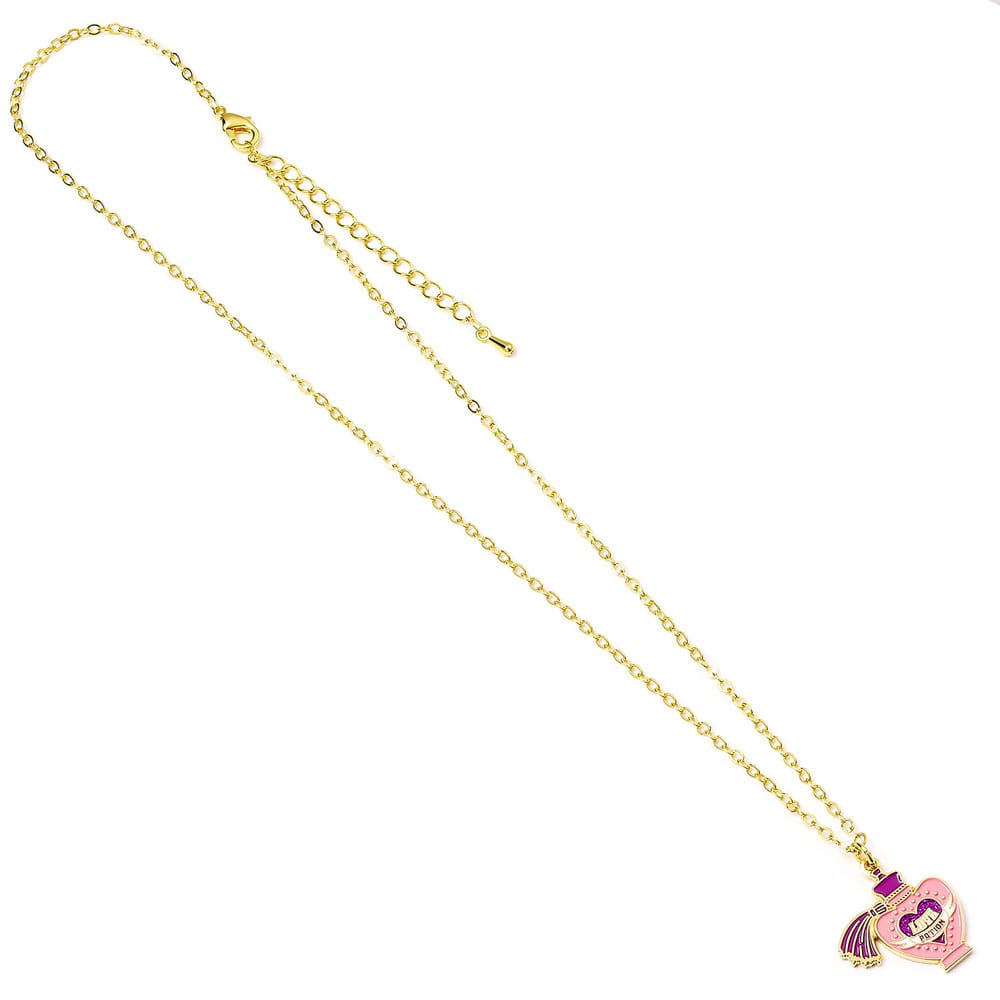 Harry Potter Pendant & Collana Pozione D'amore (gold Plated) Carat Shop