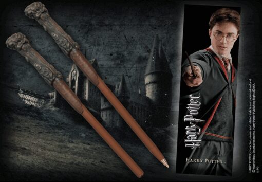 Harry Potter Penna Bacchetta e Segnalibro di Harry Potter Noble Collection