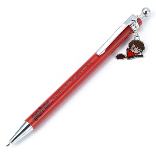 Harry Potter Penna Chibi con Ciondolo Harry sulla Scopa 1