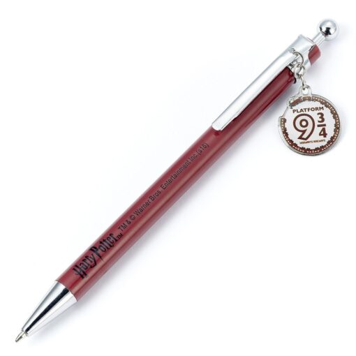 Harry Potter Penna con Ciondolo Binario 9 3/4 per Hogwarts 1