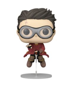 Harry Potter Pop! Figure in Vinile Harry con Scopa da Quidditch 9 Cm Funko