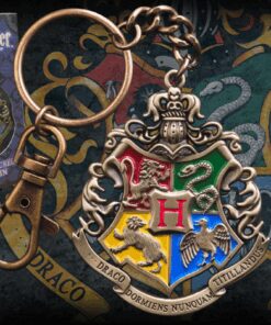 Harry Potter Portachiavi con Stemma Hogwarts 5 Cm Noble Collection