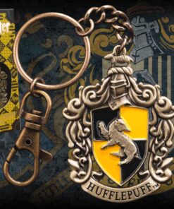 Harry Potter Portachiavi con Stemma Tassorosso Noble Collection