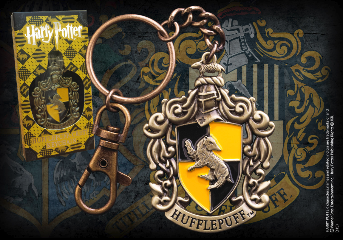 Harry Potter Portachiavi con Stemma Tassorosso Noble Collection