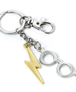 Harry Potter Portachiavi Occhiali e Fulmine 5 cm The Carat Shop