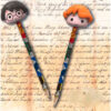 Harry Potter Set 2 Pencils Con 3d Gomma Per Cancelleria Toppers Blue Sky Studios