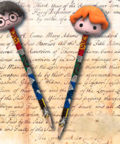 Harry Potter Set 2 Pencils Con 3d Gomma Per Cancelleria Toppers Blue Sky Studios