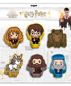 Harry Potter Set di 6 Gomme per Cancelleria Karactermania