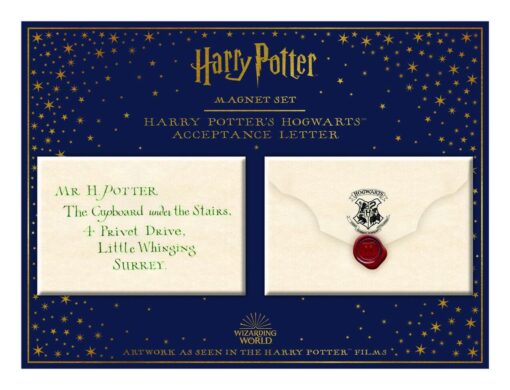 Harry Potter Set Magnete Letteraa Di Accettazione A Hogwarts Di 5