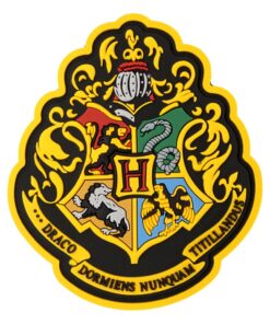 Harry Potter Soft Touch Magnet Hogwarts Crest Con Figura Int.