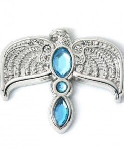 Harry Potter Spilla Distintivo Diadema con Cristalli 2 x 1 cm The Carat Shop