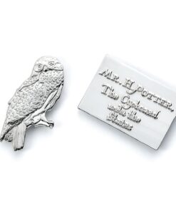 Harry Potter Spilla Distintivo Edvige & Lettera 2 x 1 cm The Carat Shop