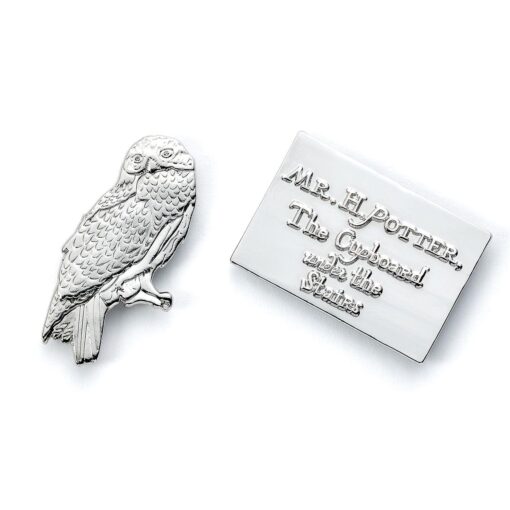 Harry Potter Spilla Distintivo Edvige & Lettera 2 x 1 cm The Carat Shop