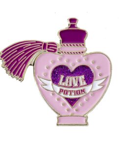 Harry Potter Spilla Distintivo Pozione Filtro d'Amore 2 x 2 cm The Carat Shop