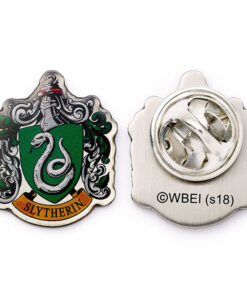 Harry Potter Spilla Distintivo Stemma Serpeverde 2 x 2 cm The Carat Shop