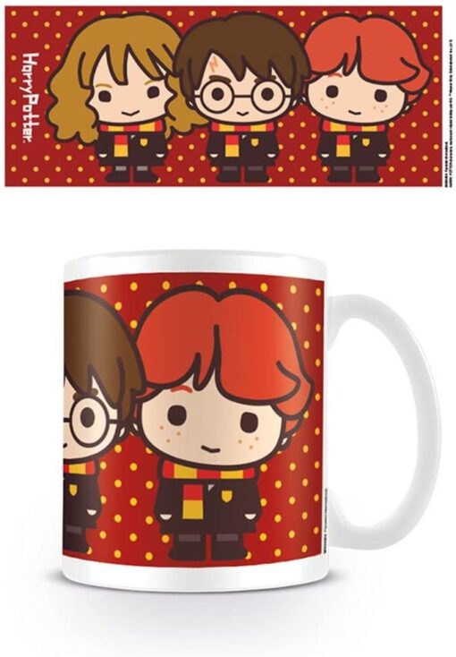 Harry Potter Tazza Harry Ron Hermione Chibi Pyramid International