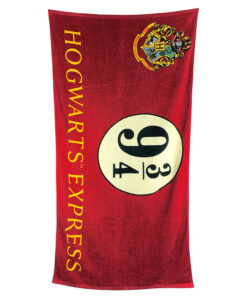 Harry Potter Telo Mare Espresso per Hogwarts Binario 9 3/4 Cotone 75x150cm Groovy
