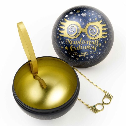 Harry Potter Tree Ornment Con Collana Luna Lovegood Occhiali Carat Shop