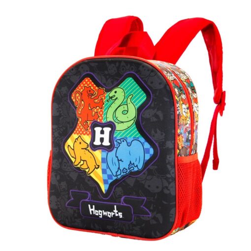 Harry Potter Zaino 3D Casate di Hogwarts 31 Cm Karactermania