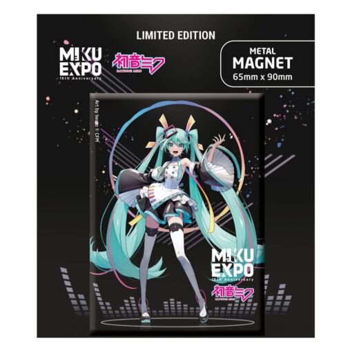 Hatsune Miku Fridge Magnet Miku Expo 10th Anniversary Art By Iwato Ver. Edizione Limitata Popbuddies