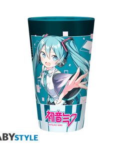 HATSUNE MIKU - Large Glass - 400ml - Musical City - box