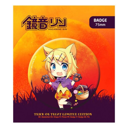 Hatsune Miku Spilla Badge Halloween Edizione Limitata Kagamine Rin Popbuddies