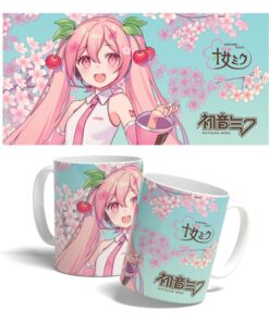 Hatsune Miku Tazza Sakura Miku Cherry Blossom 325 Ml Popbuddies
