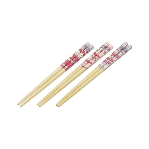 Hello Kitty Bamboo Bacchette Cinesi Set Hello Kitty Skater
