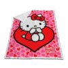 Hello Kitty Coral sherpa blanket 120x150cm Sanrio