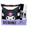 Hello Kitty Kuromi Coperta In Pile + Cuscino Set Sanrio