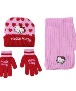 Hello Kitty Winter Set Scalda Collo Cappello Guanti Cerdà