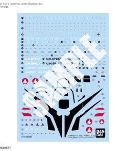 GUNDAM HIGH GRADE HG MODEL KIT MACROS YF-19 1/100 WATER DECALS BANDAI