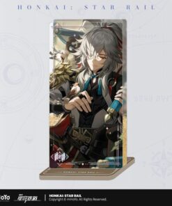 Honkai: Star Rail Light Cone Stampa In Acrilico Ornament Con Glitter: Jing Yuan Before Dawn 7 Cm Mihoyo