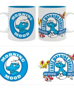 I Puffi Tazza Mood Mattiniero 320ml Good Gift