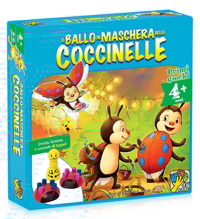 Il Ballo in Maschera delle Coccinelle Primi Giochi in Legno Giochi da Tavolo DV Giochi