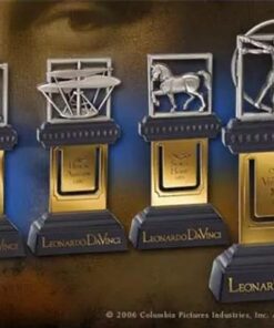 Il Codice da Vinci Set 4 Segnalibri Leonardo da Vinci Noble Collection