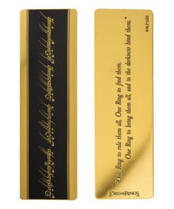Il Signore Degli Anelli Segnalibro One Ring 14 X 4 Cm Cinereplicas
