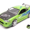 Jada 97603 Fast & Furious Mitsubishi Eclipse 1995 Brian's verde lime 1:24 Modellino