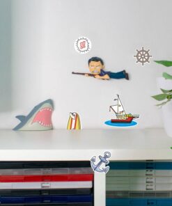 Jaws Comic On´s Wall Decoration Bruce E Quint Fizz Creations