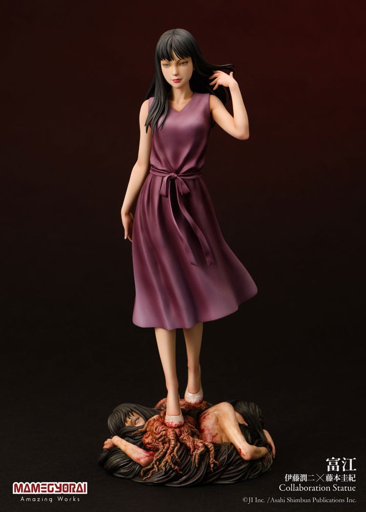 Junji Ito X Yoshiki Fujimoto Collaboration Pvc Statua Tomie 27 Cm Mamegyorai