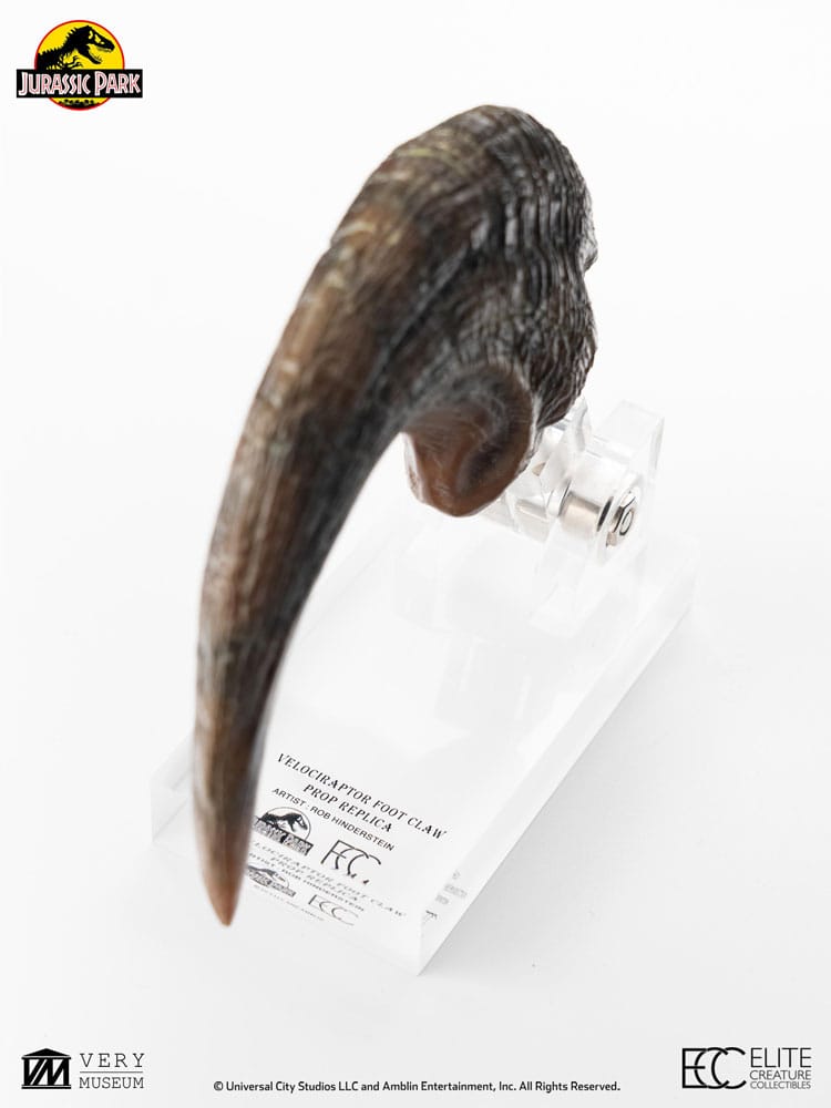 Jurassic Park Ecc Elite Creature Line Statua Velociraptor Foot Claw Prop 16 Cm Elite Creature Collectibles
