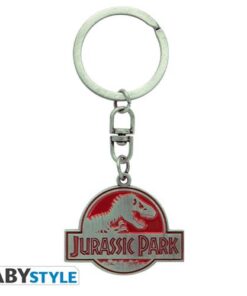 Jurassic Park Portachiavi In Metallo Logo Abystyle