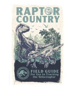 Jurassic World Art Print Raptor Country Edizione Limitata 42 X 30 Cm Fanattik
