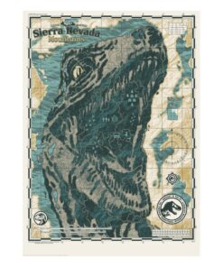 Jurassic World Art Print Sierra Nevada Mountains Edizione Limitata 42 X 30 Cm Fanattik