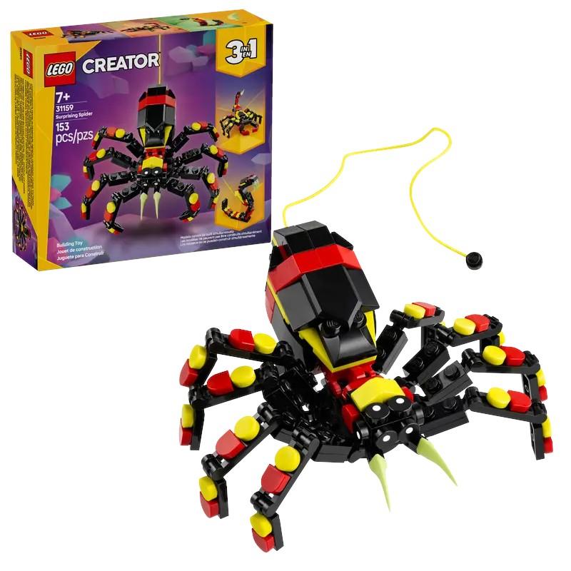 LEGO CREATOR 31159 - ANIMALI SELVATICI: RAGNO TRASFORMISTA