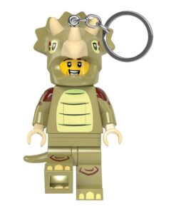 Lego Minifigures Light-up Portachiavi Triceratops Costume 8 Cm Joy Toy (it)